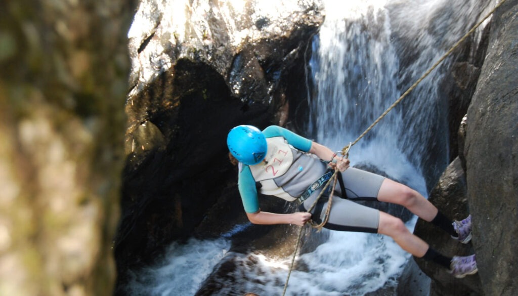 Canyoning Abenteuer im Wasser