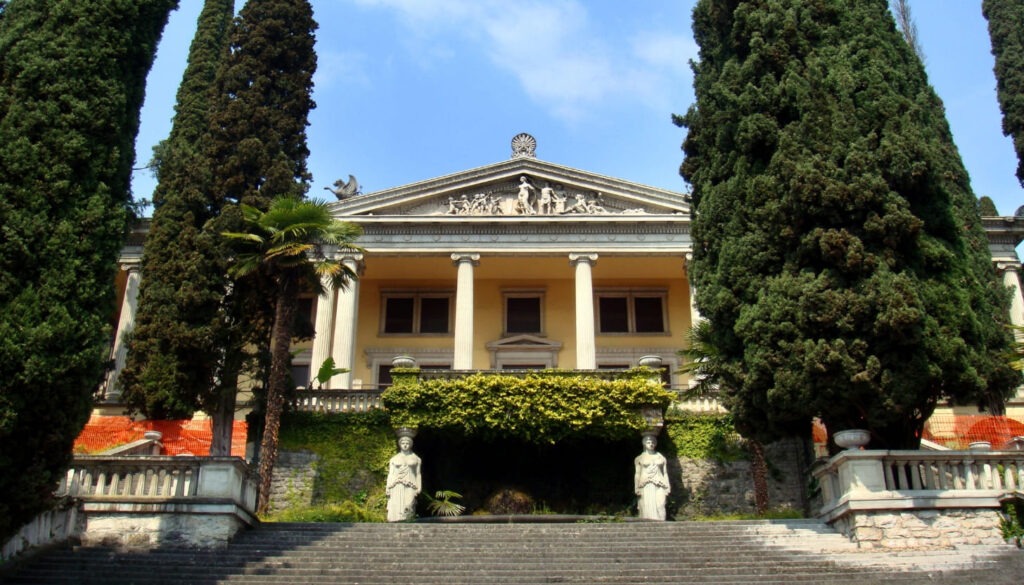 historische Sehenswürdigkeiten am Gardasee - Das Vittoriale degli Italiani in Gardone Riviera