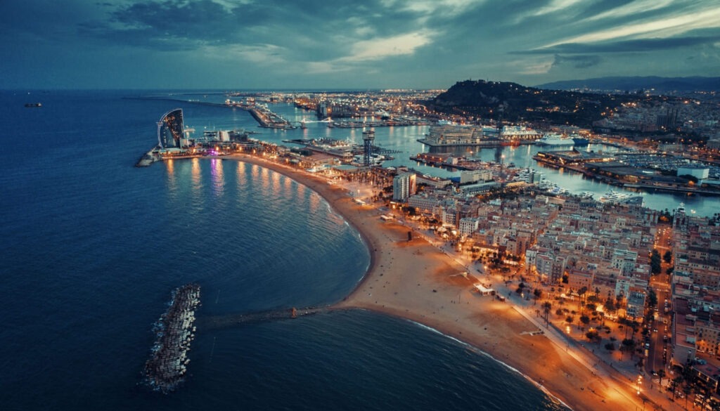 Barcelona Sehenswürdigkeiten Hafen - Der Kolumbus-Denkmal  