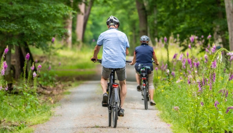 Fahrradtour durch die Natur