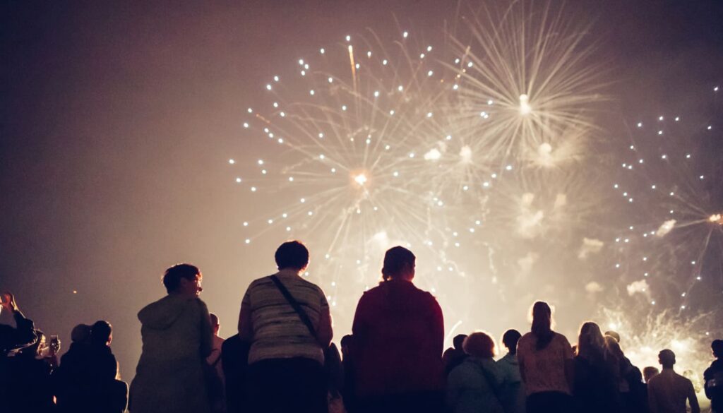 Kostenlose Silvester-Events und Feuerwerke nutzen