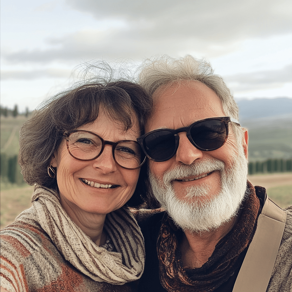 Ehepaar, 66 Jahre alt, Selfie