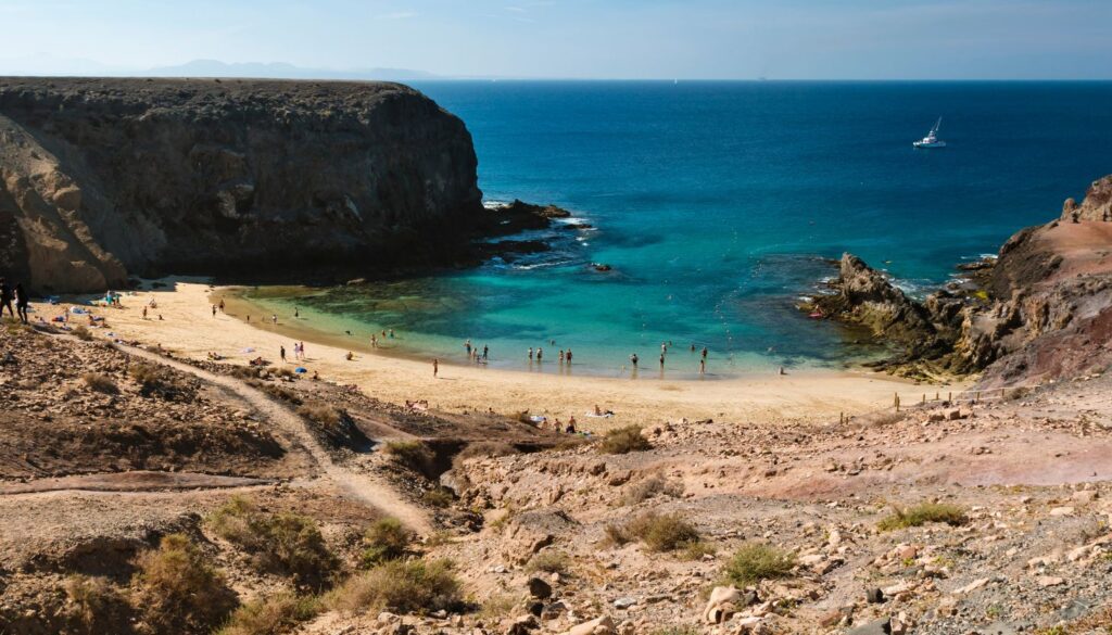 Abkühlung am Ende der Schlucht_ Playa de Masca