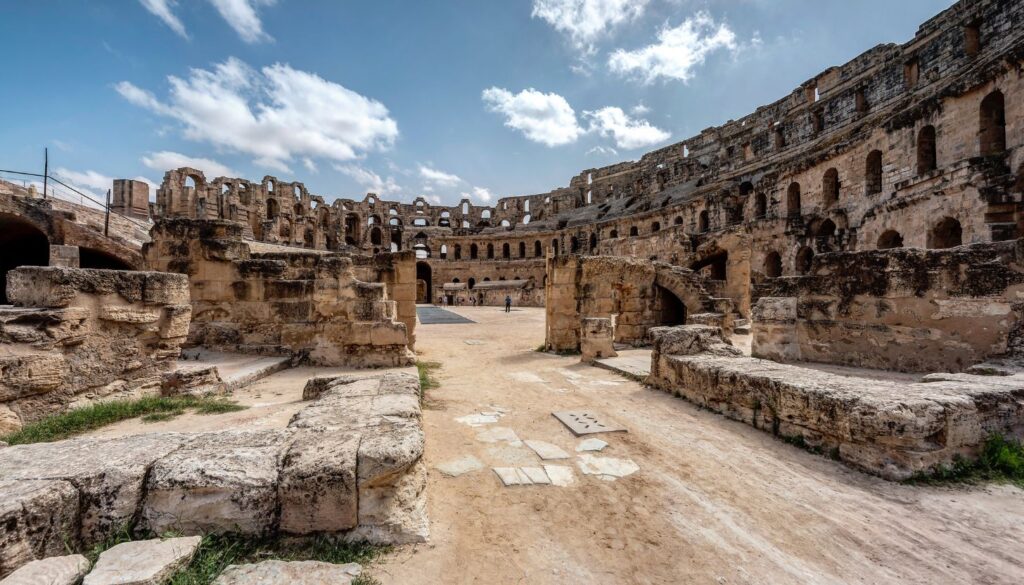 Das Amphitheater_ Eines der größten des Römischen Reiches