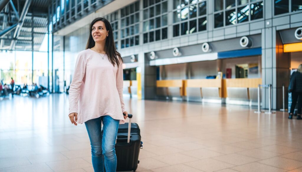 Spontane Buchungen am Flughafen